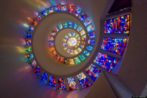 Picture of 'Glory Window' Chapel of Thanksgiving, Dallas Texas